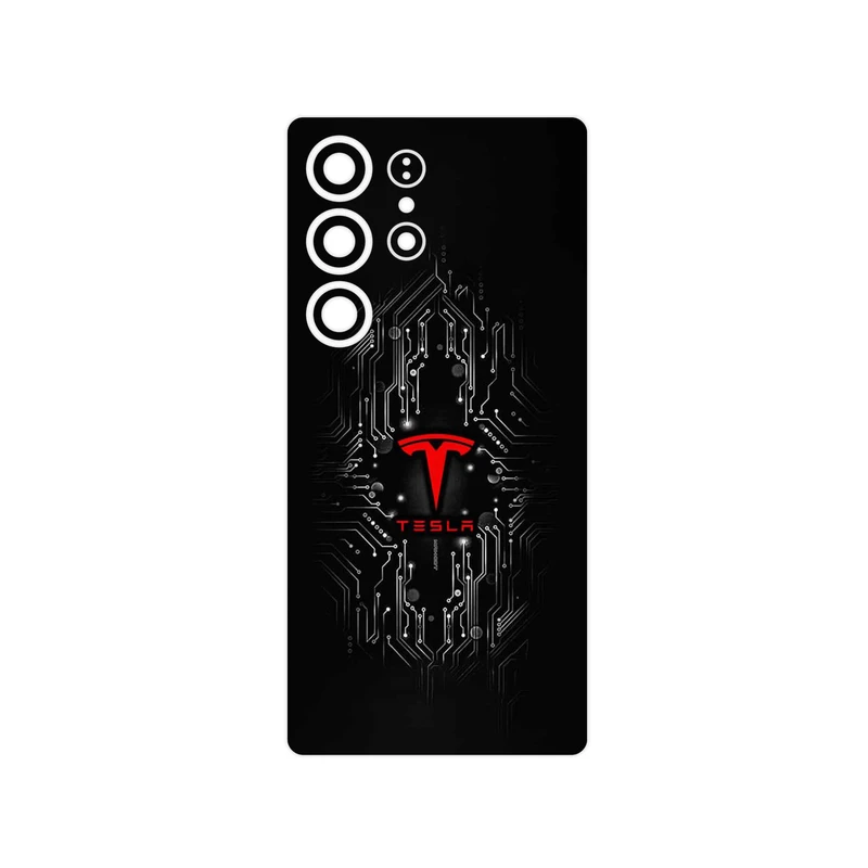 برچسب پوششی ماهوت مدل TESLA مناسب برای گوشی موبایل سامسونگ Galaxy S25 Ultra