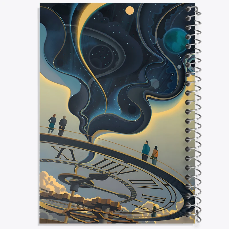 دفتر مشق 50 برگ خندالو طرح زمان کد F10624