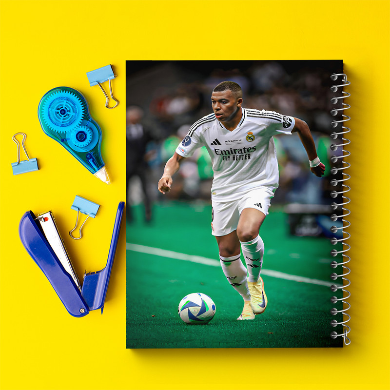 دفتر مشق 50 برگ خندالو طرح کیلیان امباپه کد F4613