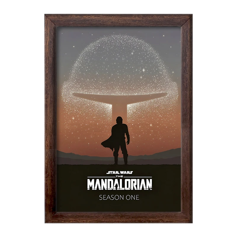 تابلو خندالو طرح مندلورین (The Mandalorian) کد F13746
