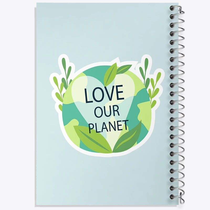 دفتر طراحی 50 برگ خندالو طرح حمایت از محیط زیست کد 25925