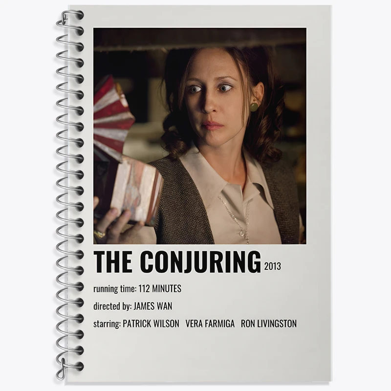 دفتر زبان دوخط 50 برگ خندالو طرح احضار (The Conjuring) کد F12935