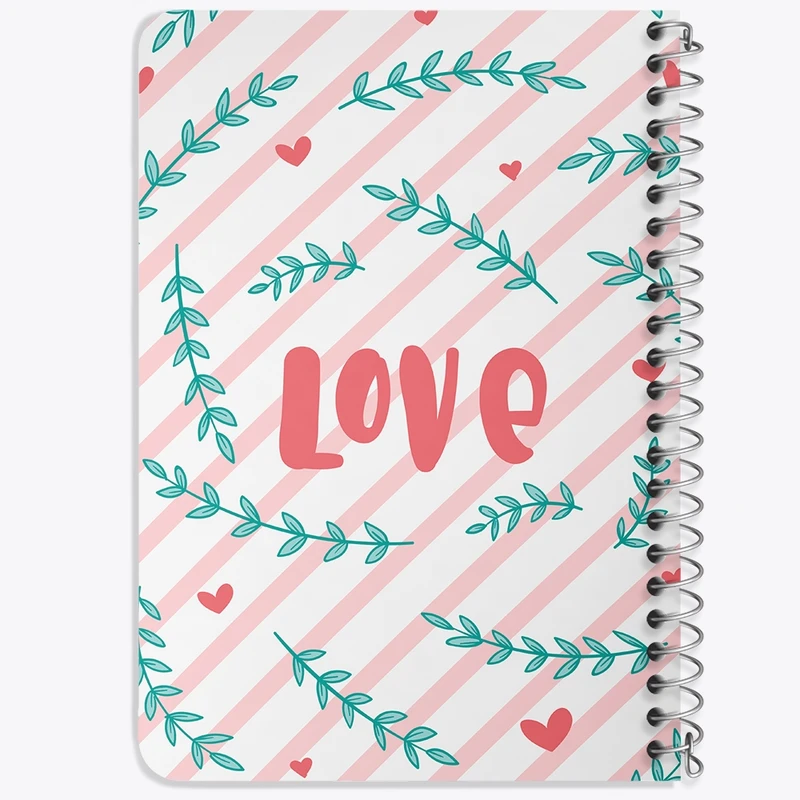 دفتر یادداشت 50 برگ خندالو طرح Love کد N263