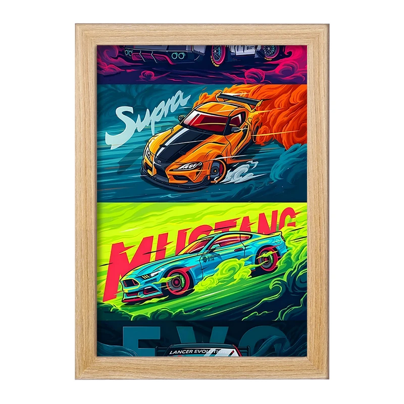 تابلو خندالو طرح تویوتا (Toyota Supra) کد F13739