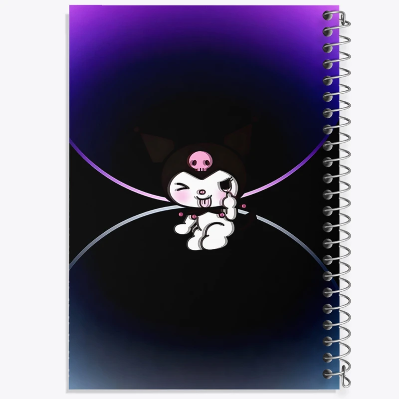 دفتر مشق 50 برگ خندالو طرح کرومی (Kuromi) کد N6802