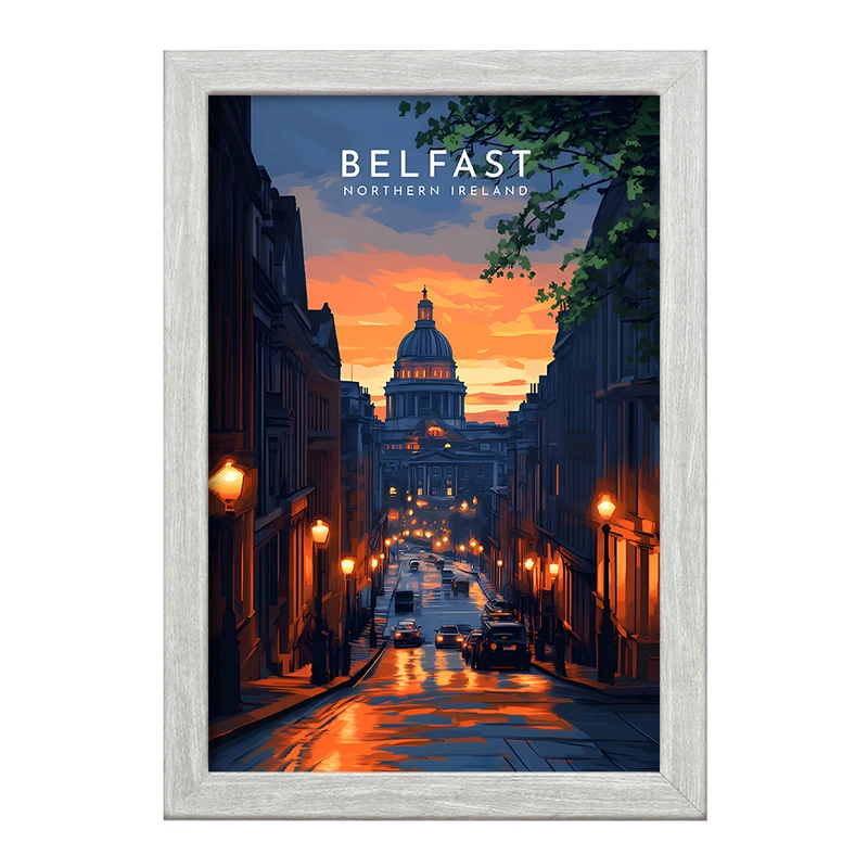 تابلو خندالو طرح بلفاست (Belfast) کد F12893