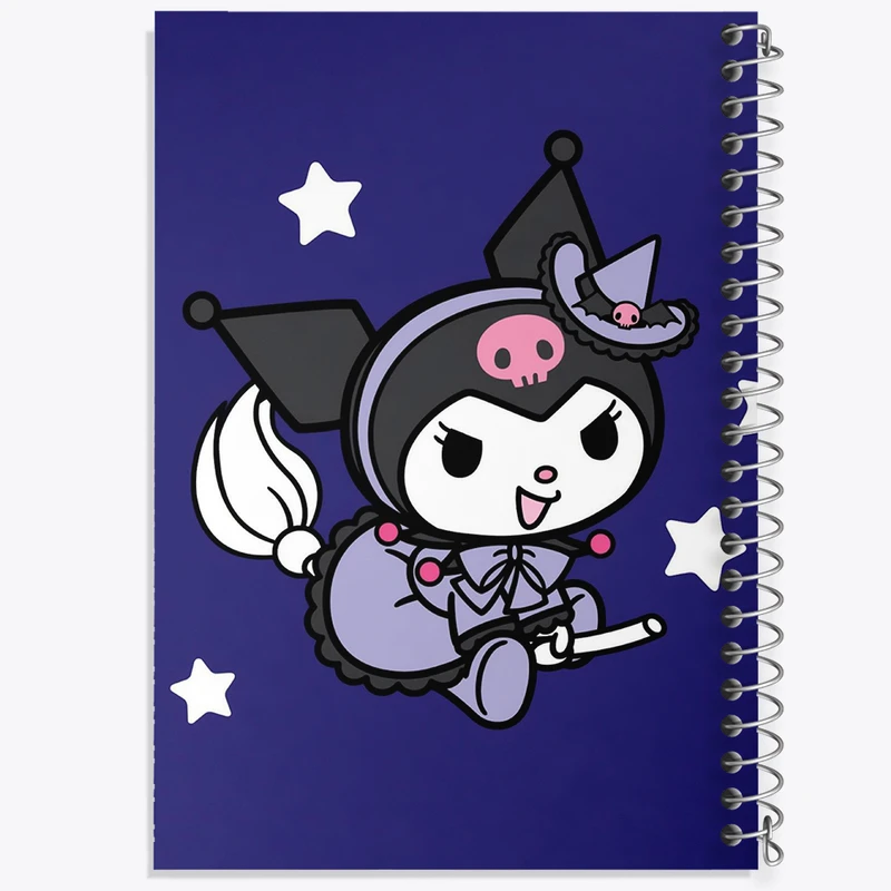 دفتر مشق 100 برگ خندالو طرح کرومی (Kuromi) کد N9106