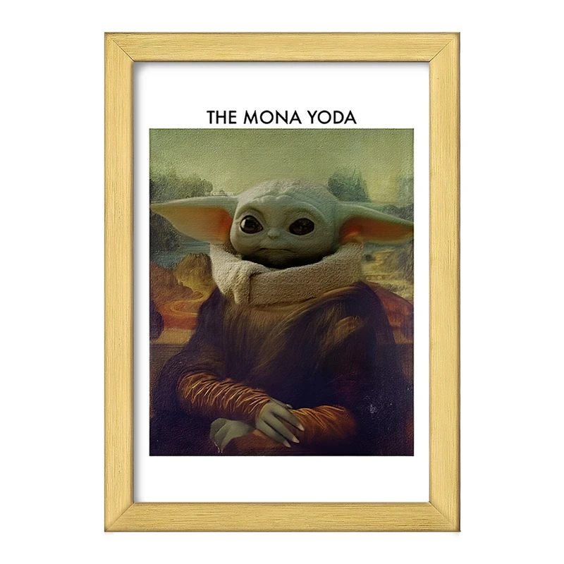 تابلو خندالو طرح بیبی یودا کد F4091