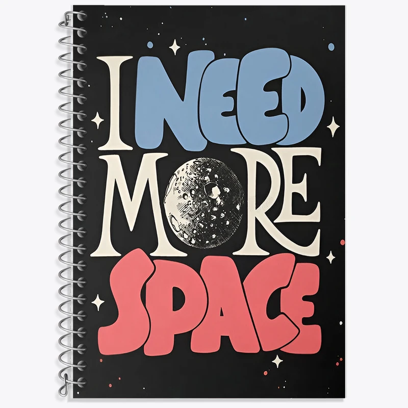 دفتر نت موسیقی 50 برگ خندالو طرح I Need More Space کد F10100