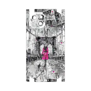 MAHOOT Collage of Catwalk Bridge-FullSkin Cover Sticker for Apple iPhone 14