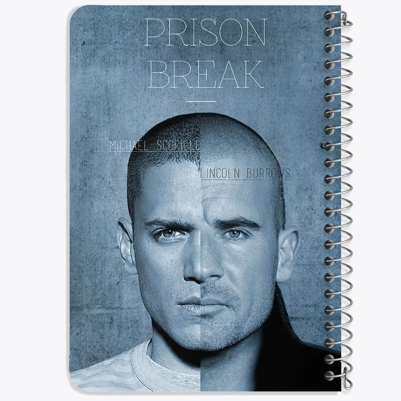 دفتر یادداشت 50 برگ خندالو طرح سریال فرار از زندان Prison Break  کد 10212