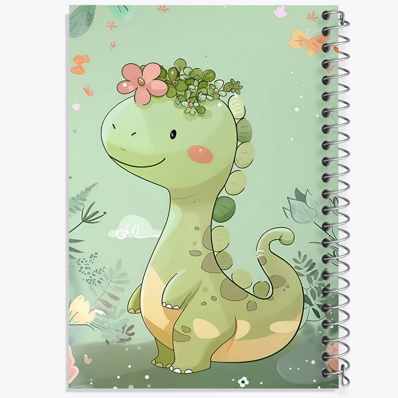 دفتر لیست خرید 50 برگ خندالو طرح دایناسور بامزه کد N6816