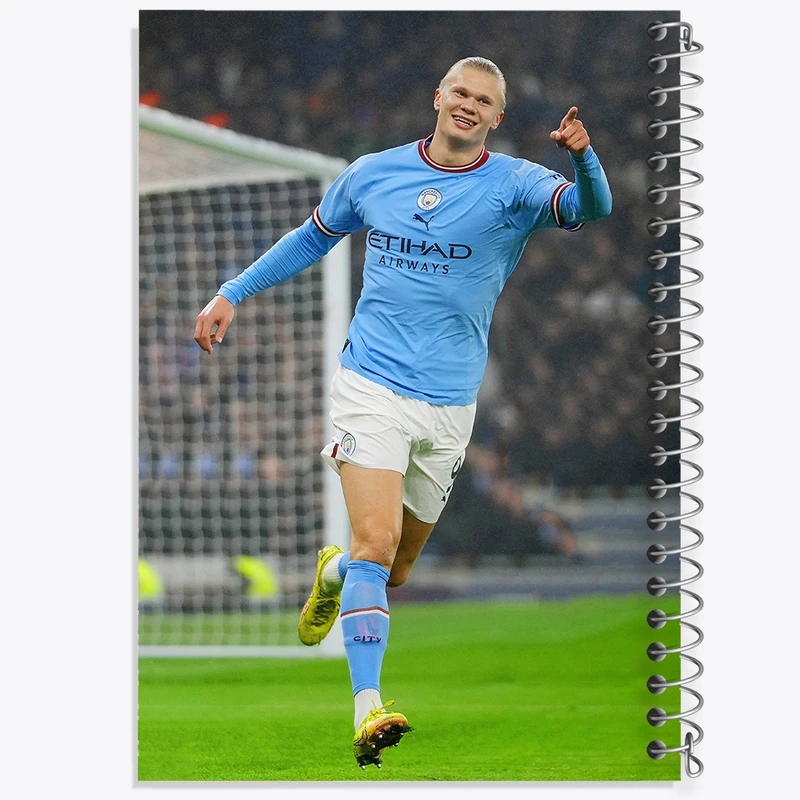 دفتر طراحی 50 برگ خندالو طرح ارلینگ هالند (Erling Haaland) کد 36372