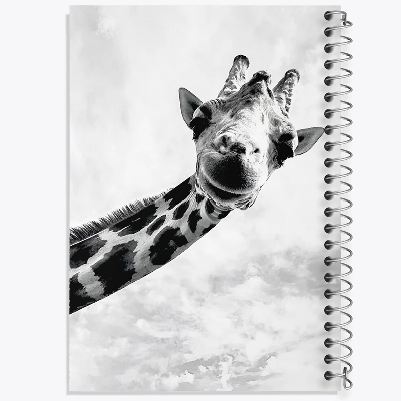 دفتر مشق 100 برگ خندالو طرح زرافه کد F3551