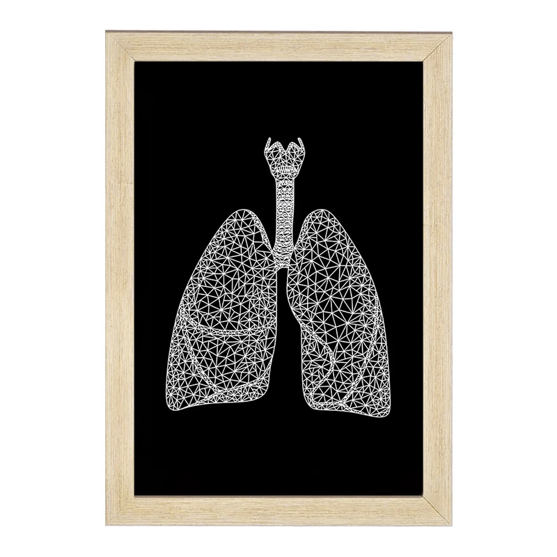 تابلو خندالو طرح ریه (Lungs) کد F13962
