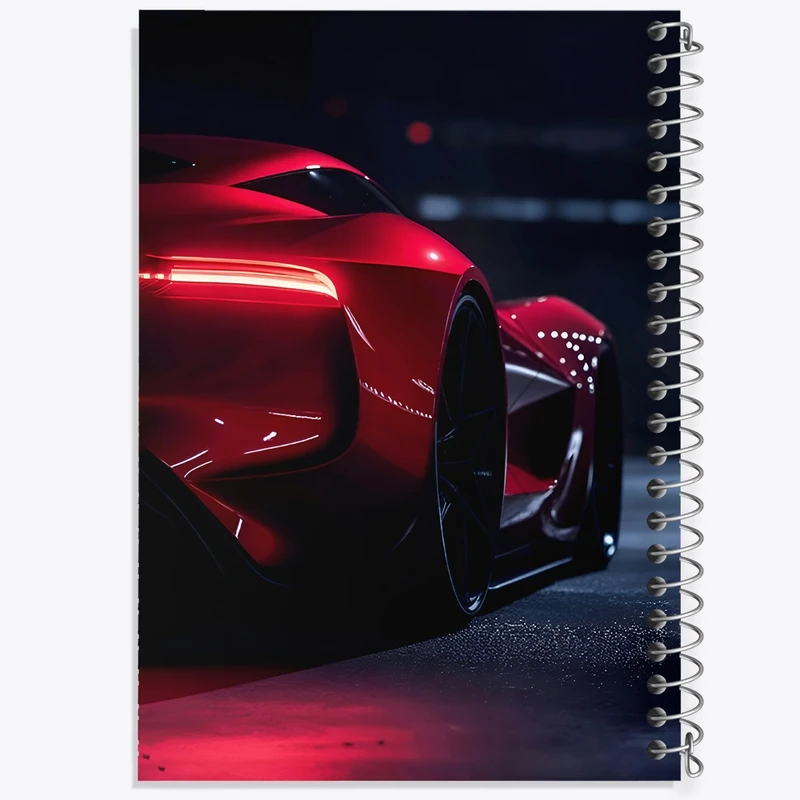 دفتر لیست خرید 50 برگ خندالو طرح ماشین اسپرت کد F8987