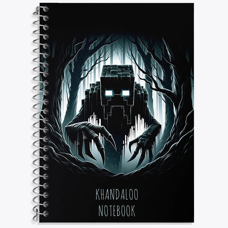 دفتر لغت 50 برگ خندالو طرح بازی ماینکرافت (Minecraft) کد N8731