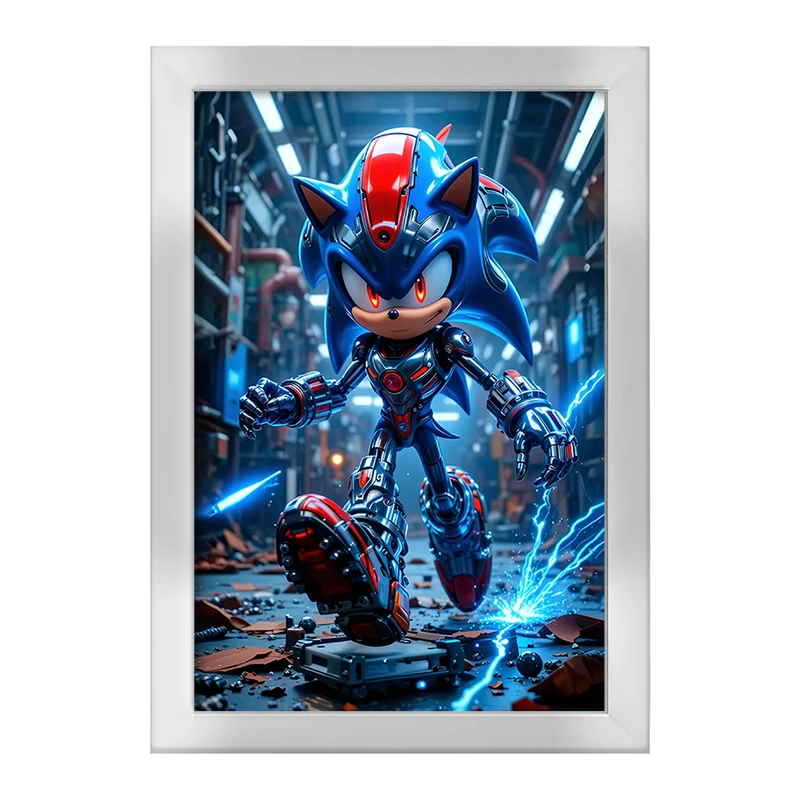 تابلو خندالو طرح سونیک (Sonic) کد F12641