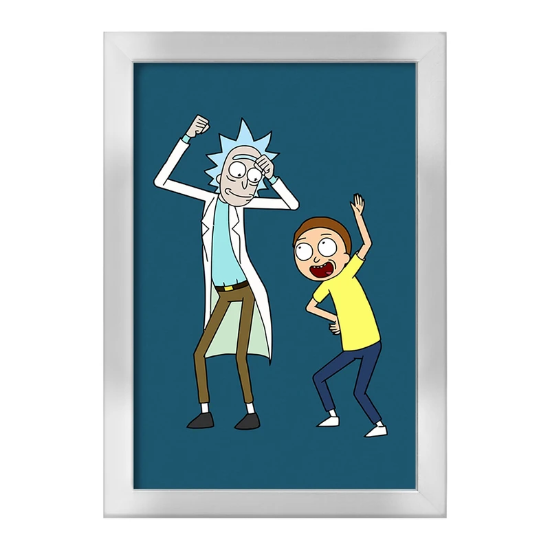 تابلو خندالو طرح انیمیشن ریک و مورتی Rick and Mort کد 26593