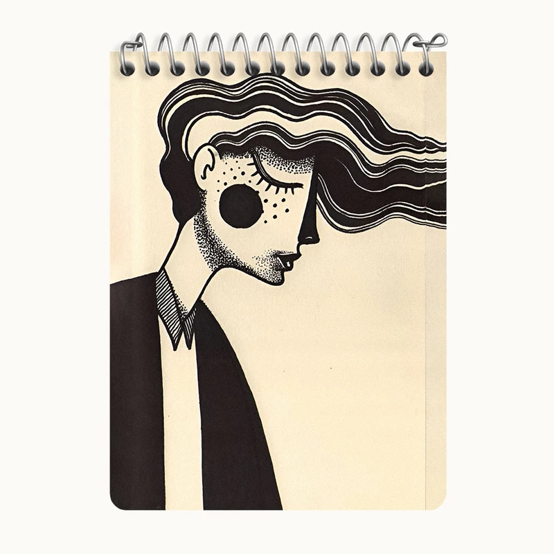 دفتر یادداشت 50 برگ خندالو طرح دخترانه کد N5162