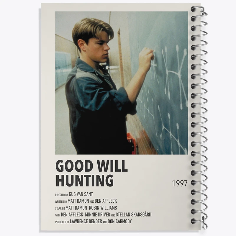 دفتر لیست خرید 50 برگ خندالو طرح ویل هانتینگ نابغه (Good Will Hunting) کد F13351