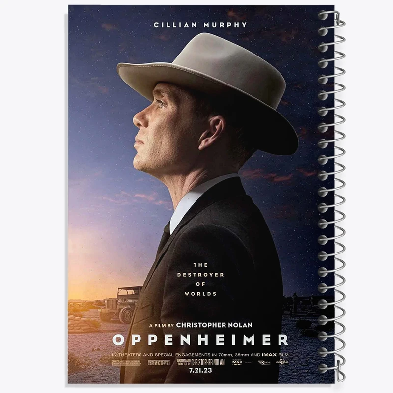 دفتر طراحی 50 برگ خندالو طرح اوپنهایمر Oppenheimer کد 31019