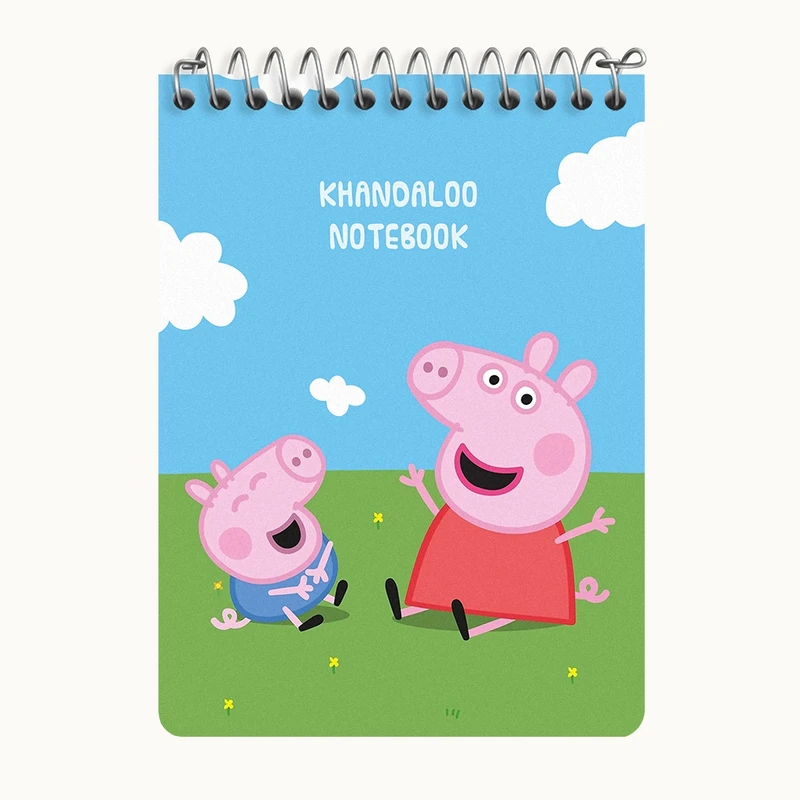 دفتر یادداشت 50 برگ خندالو طرح انیمیشن پپا پیگ (Peppa Pig) کد N9277