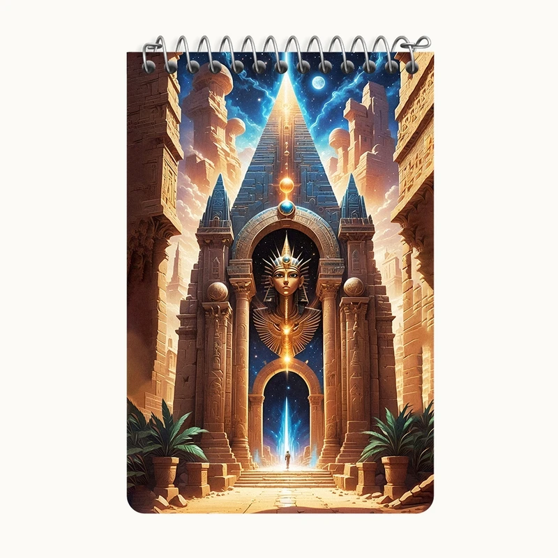 دفتر یادداشت 50 برگ خندالو طرح مصر کد F4841