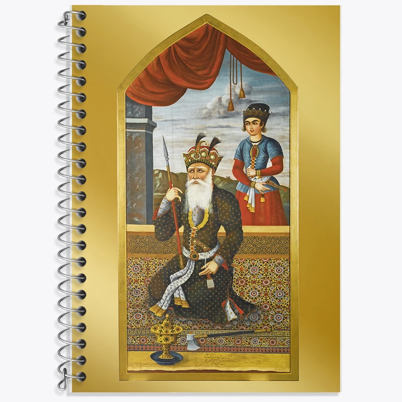 دفتر نت موسیقی 50 برگ خندالو طرح نقاشی جمشید شاه اثر مهرعلی کد F12212