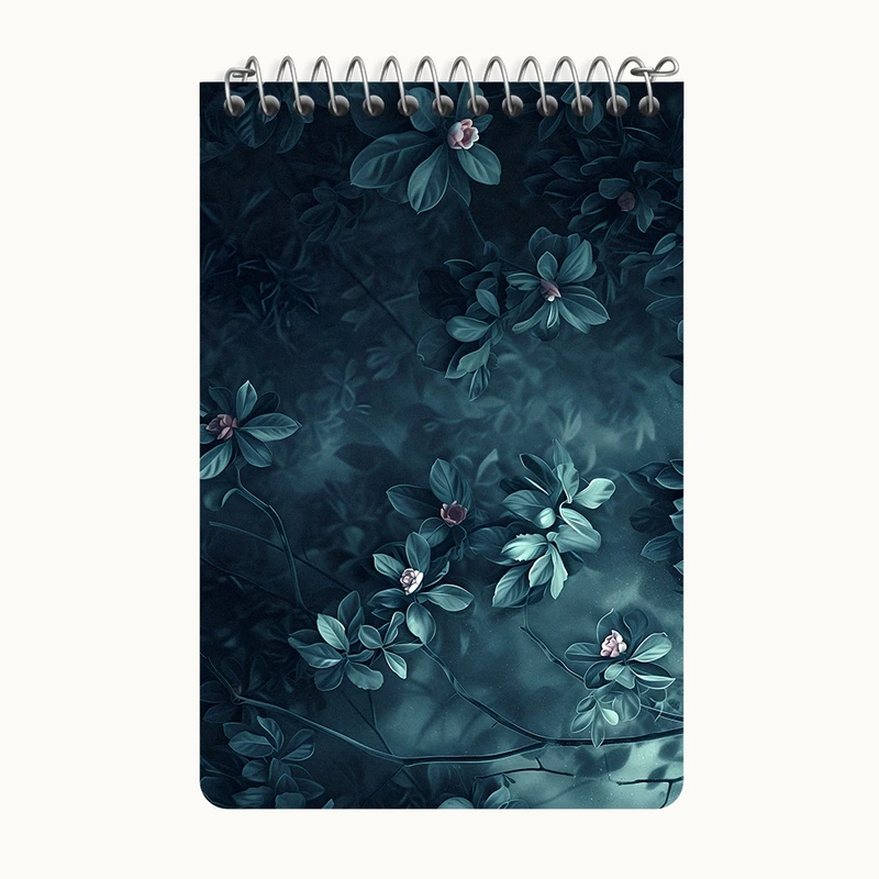 دفتر یادداشت 50 برگ خندالو طرح گل گلی کد F5274