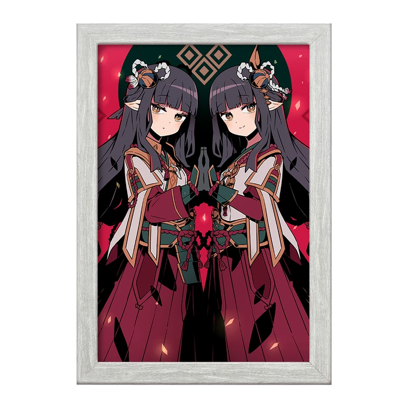 تابلو خندالو طرح بازی شکارچی هیولا (Monster Hunter) کد 33208