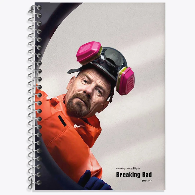 دفتر نت موسیقی 50 برگ خندالو طرح بریکینگ بد (Breaking Bad) کد F11941