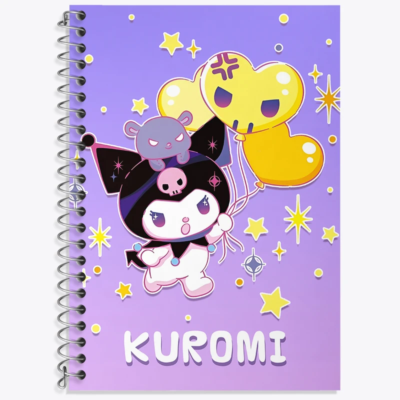 دفتر نت موسیقی 50 برگ خندالو طرح کرومی (Kuromi) کد N9008