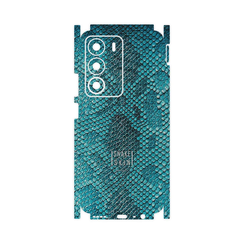 برچسب پوششی ماهوت مدل Blue Snake Skin-FullSkin مناسب برای گوشی موبایل ریلمی C71