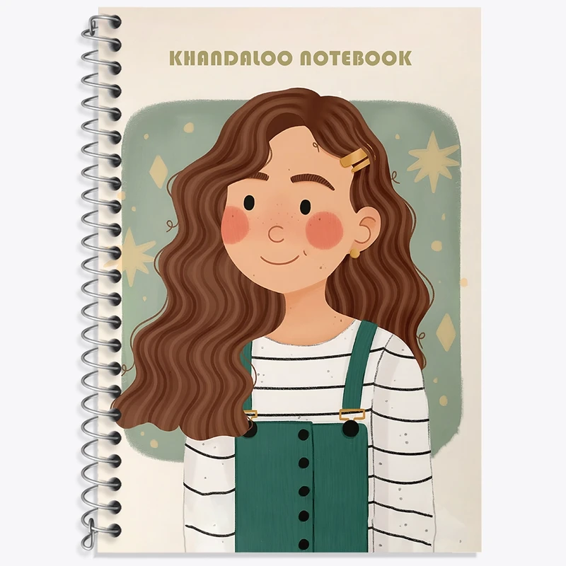 دفتر لغت 50 برگ خندالو طرح دخترانه کد N6275