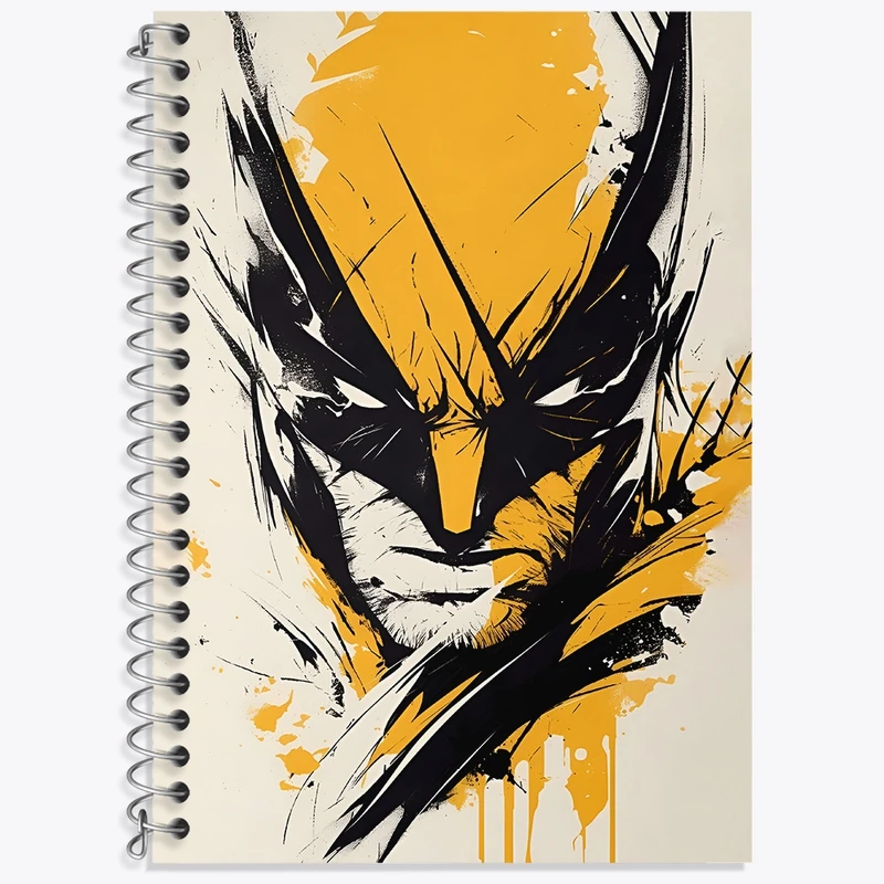 دفتر لغت 50 برگ خندالو طرح ولورین مارول (Marvel) کد F4275