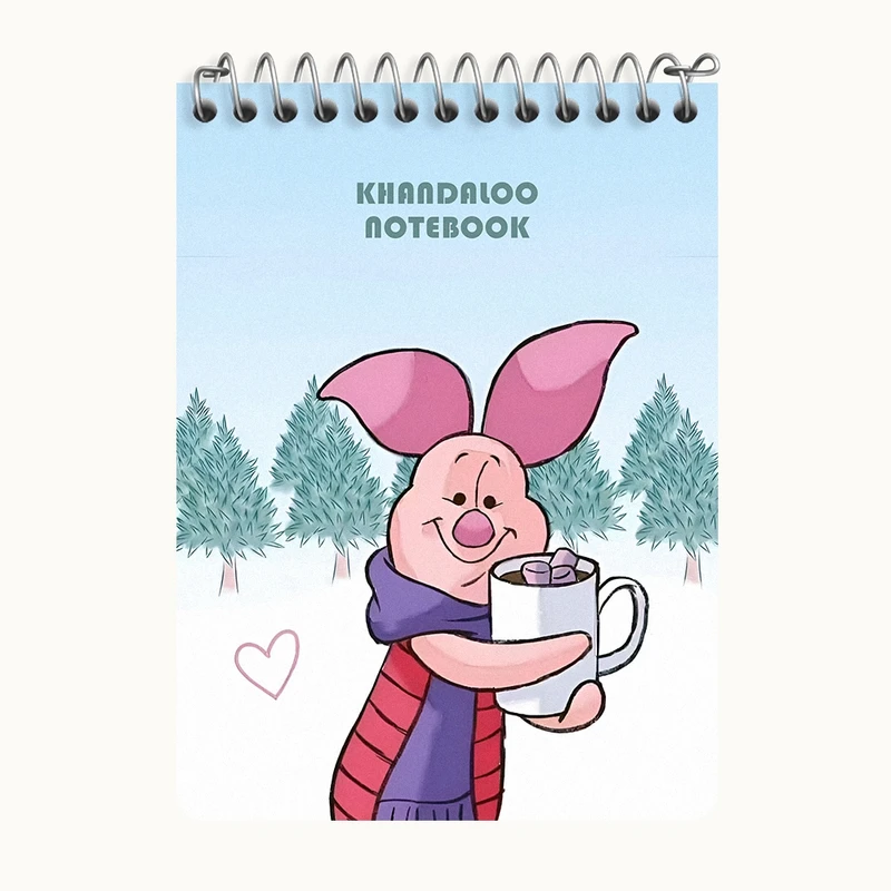 دفتر یادداشت 50 برگ خندالو طرح وینی پو (Winnie the Pooh) کد N6407