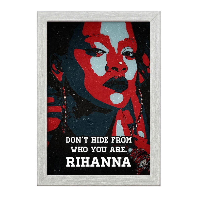 تابلو خندالو طرح ریانا (Rihanna) کد F1804