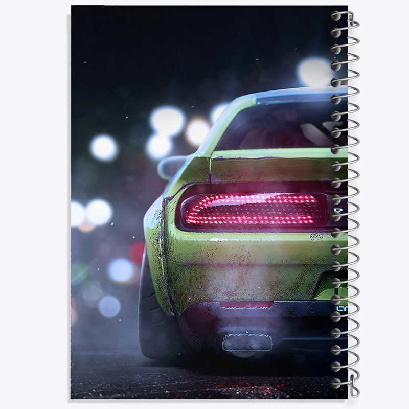 دفتر مشق 100 برگ خندالو طرح داج چلنجر(Dodge Challenger) کد N7878