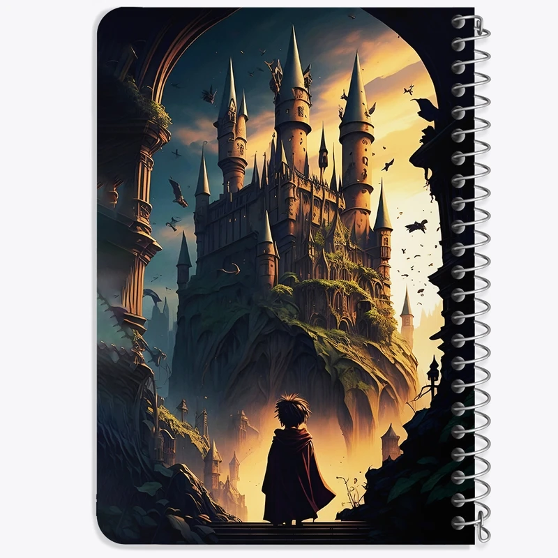 دفتر یادداشت 50 برگ خندالو طرح هری پاتر (Harry Potter) کد N2651
