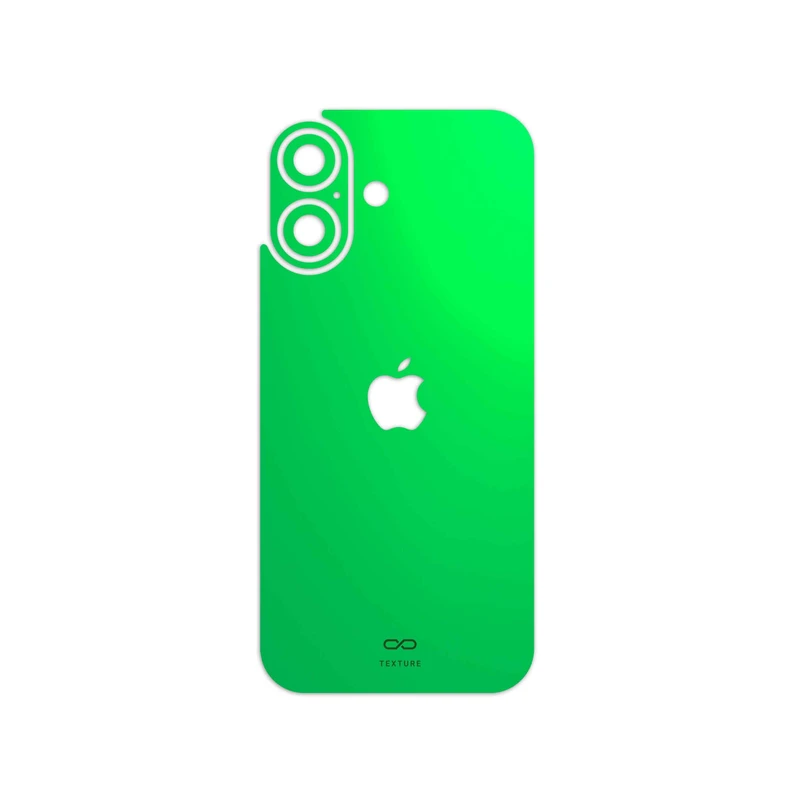 برچسب پوششی ماهوت مدل Matte-Green مناسب برای گوشی موبایل اپل iPhone 17