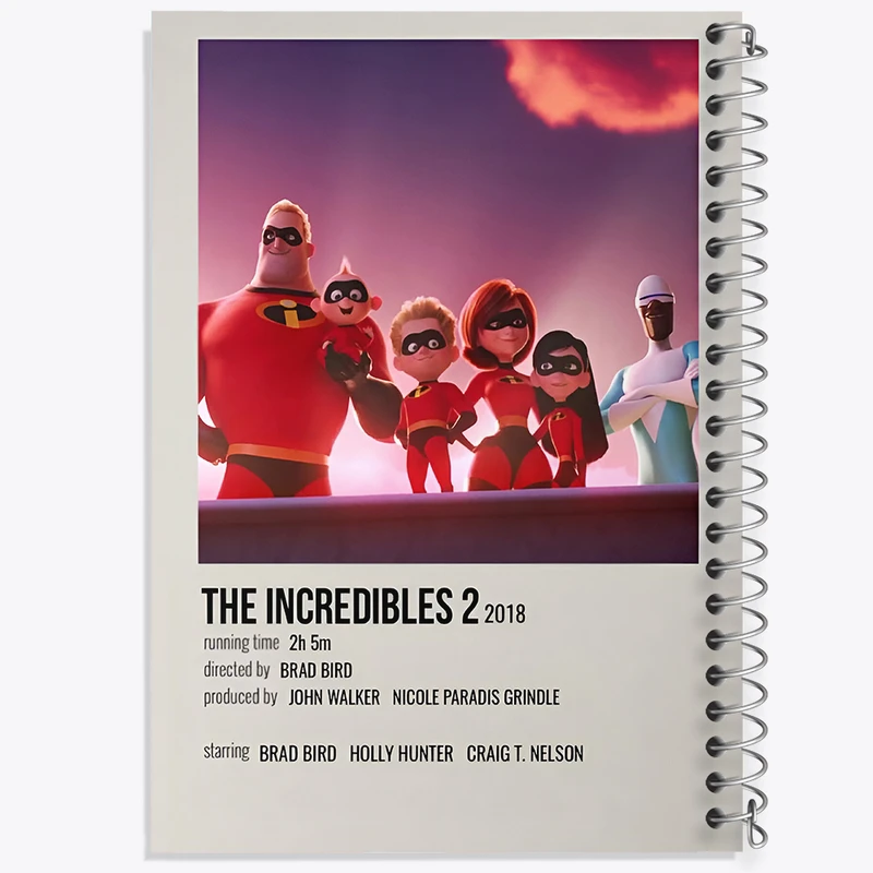 دفتر مشق 100 برگ خندالو طرح شگفت انگیزان (The Incredibles) کد F14212