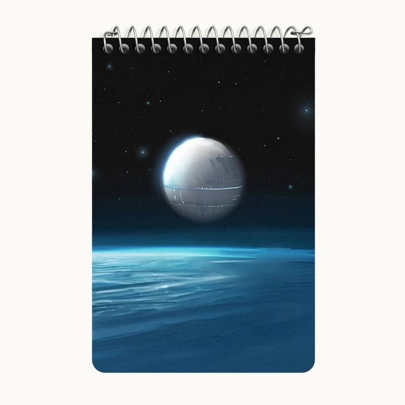 دفتر یادداشت 50 برگ خندالو طرح فضایی کد F12547