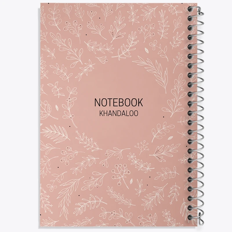 دفتر طراحی 50 برگ خندالو طرح مینیمال کد N681