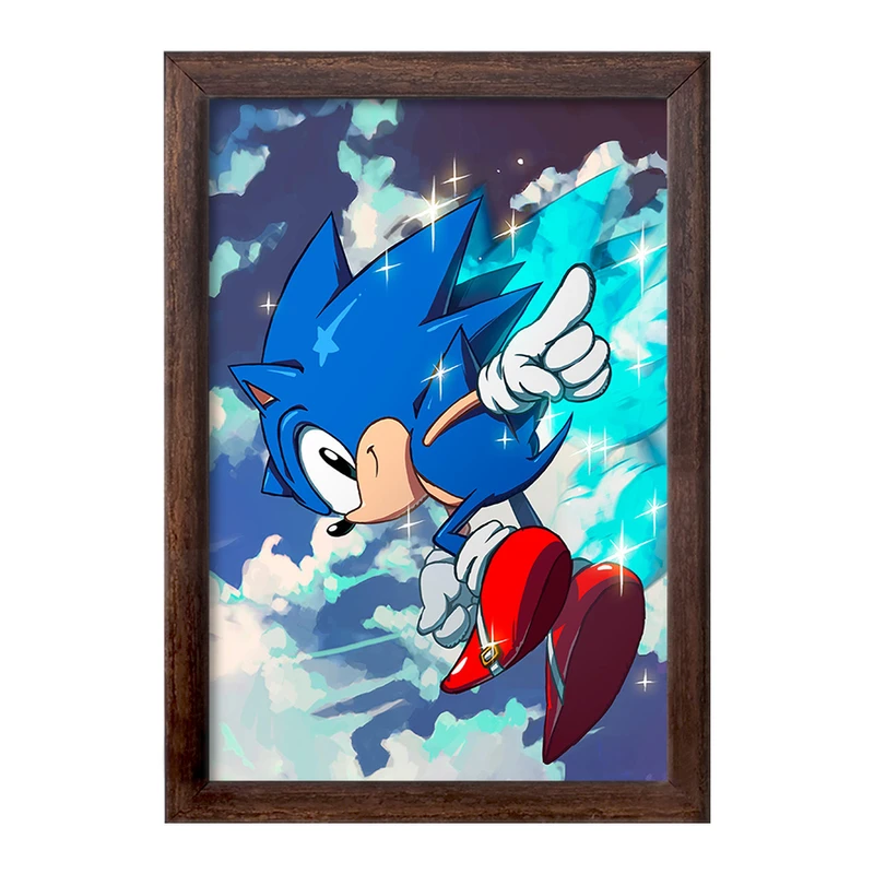 تابلو خندالو طرح سونیک (Sonic) کد 37033