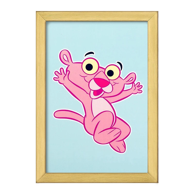 تابلو خندالو طرح پلنگ صورتی Pink Panther  کد 1400