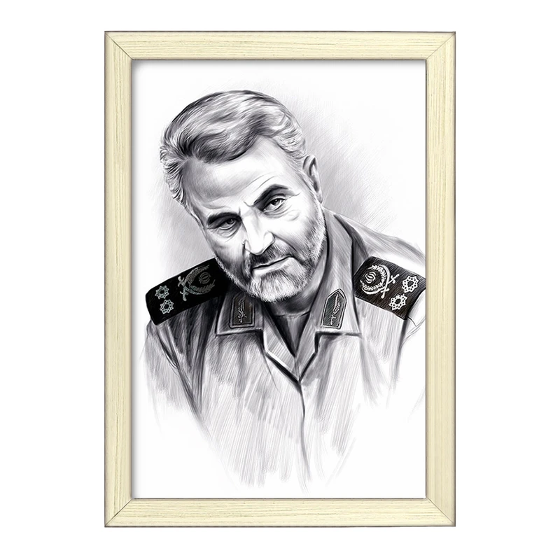 تابلو خندالو طرح سردار سپهبد حاج قاسم سلیمانی  کد 2618