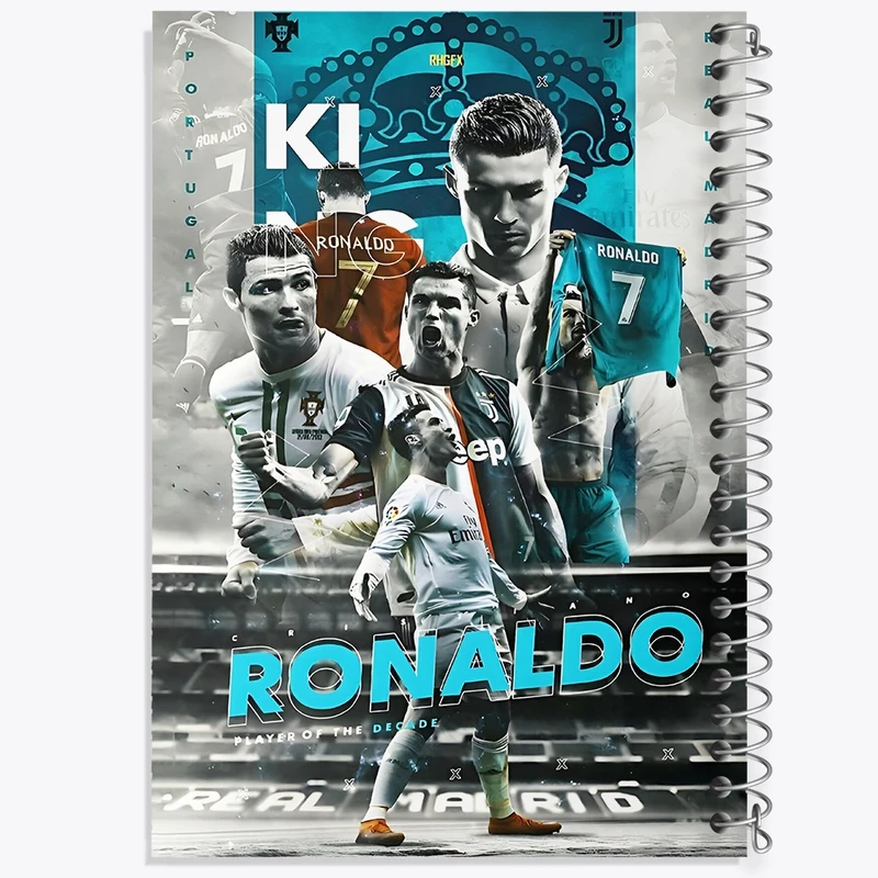 دفتر طراحی 50 برگ خندالو طرح کریستیانو رونالدو کد F13515