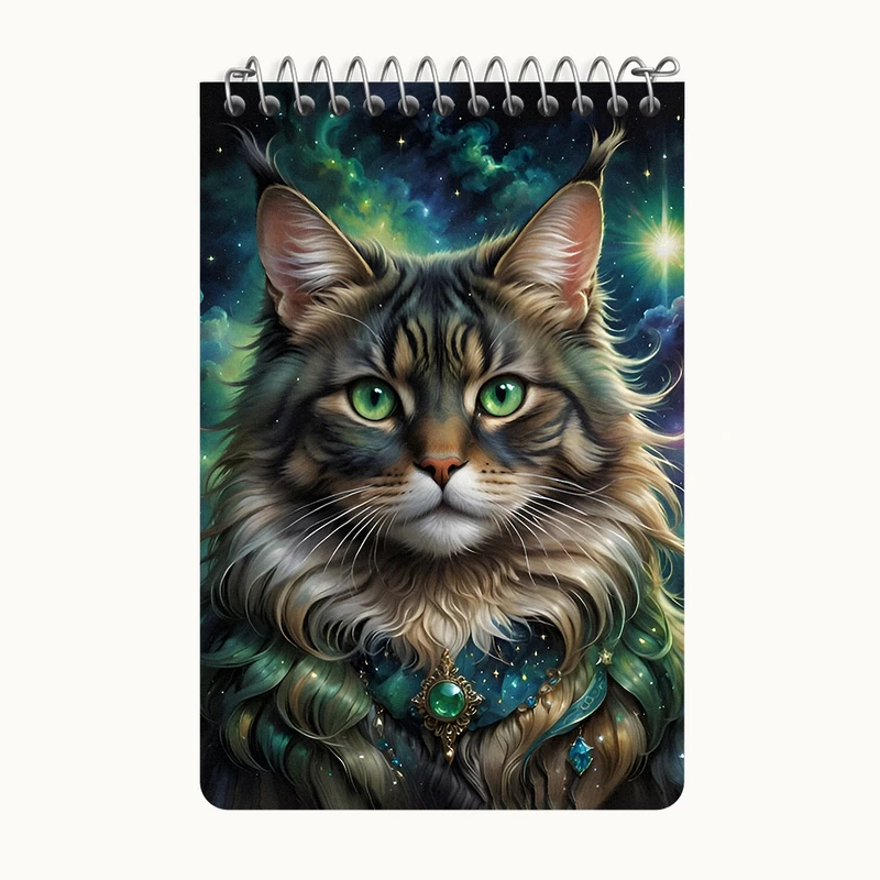 دفتر یادداشت 50 برگ خندالو طرح گربه کد F9244