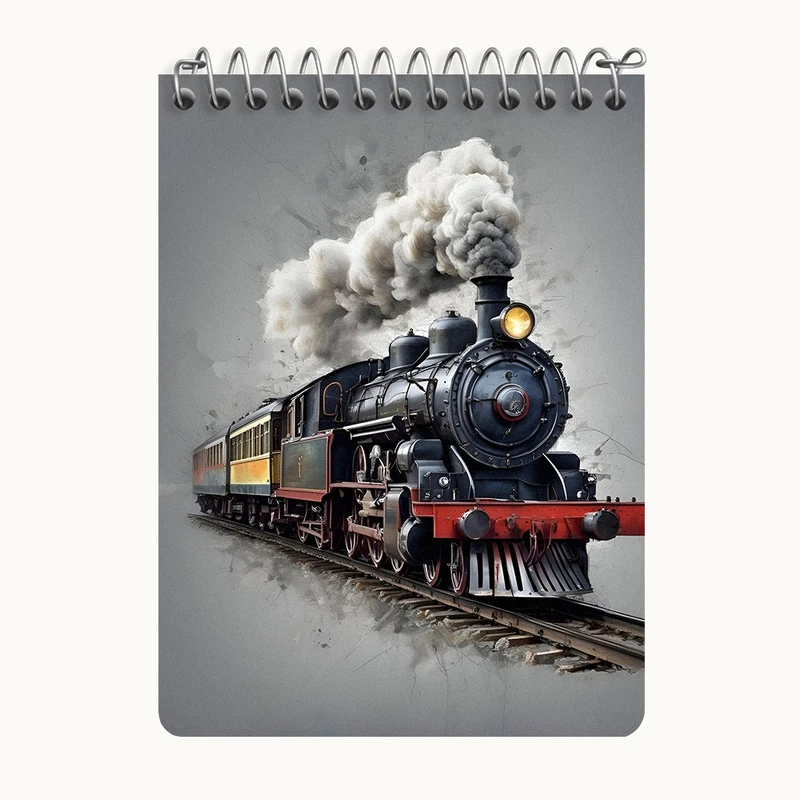 دفتر یادداشت 50 برگ خندالو طرح قطار کد N3370